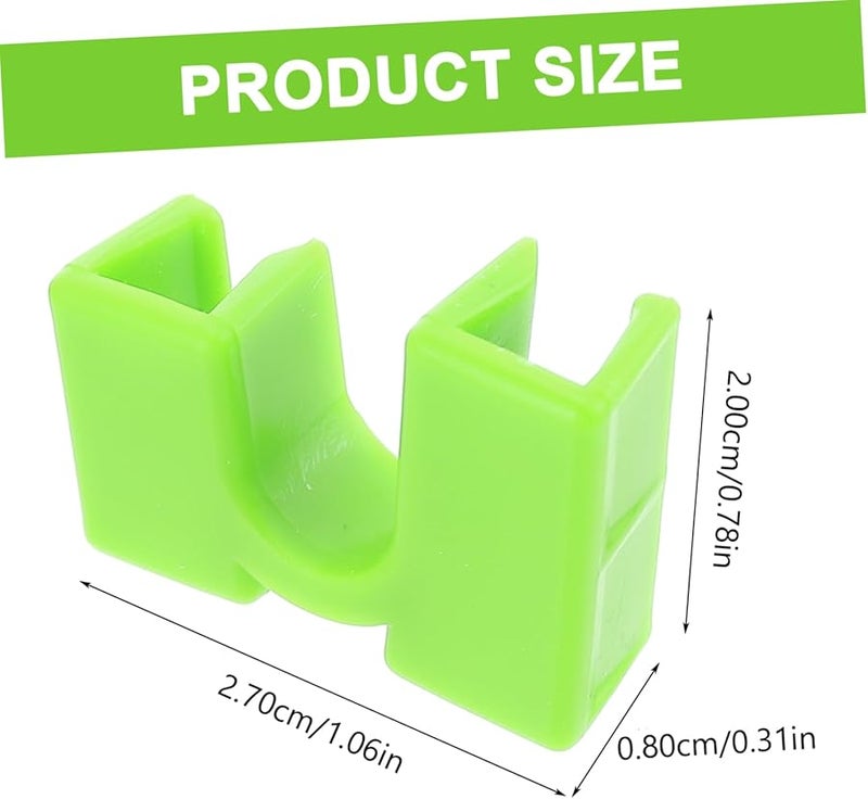 Light Green Chopstick Training Helpers 5pcs Non Slip Reusable Kitchen Utensils - Image 2